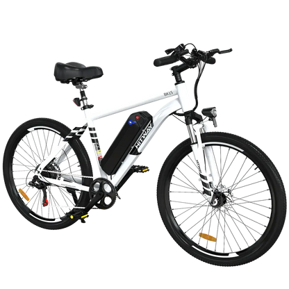 LavishApe Hitway BK15 E-Bike in Weiß, Seitenansicht