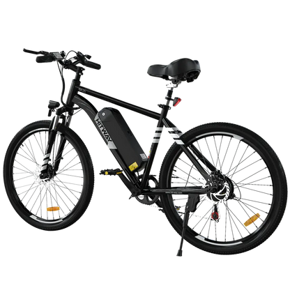 LavishApe Hitway BK15 E-Bike in Schwarz, Seitenansicht