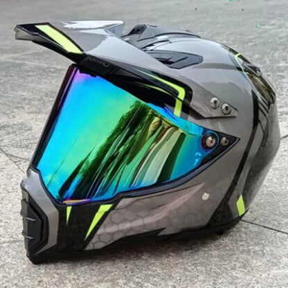 DOT Classic Motocross Atv Mtb with Lens Motorcycle Downhill Helmet Fuera De La Carretera Casco