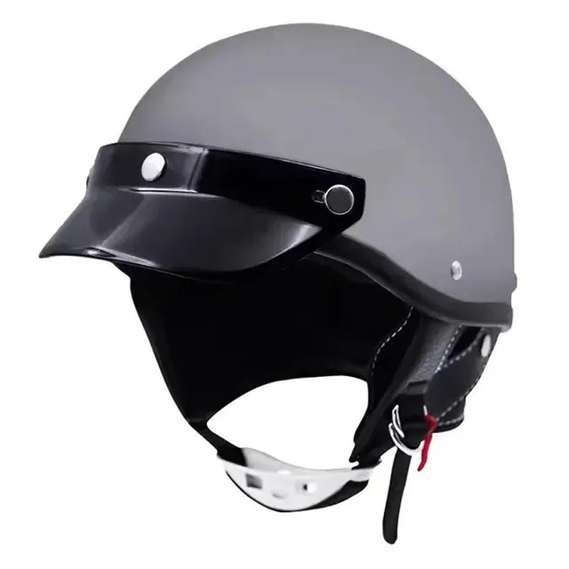 New Japanese Retro Motorcycle Helmet Motorcycle Helmet for Harley Four Seasons Personality Scoop Helmet Electric Car Half Helmet