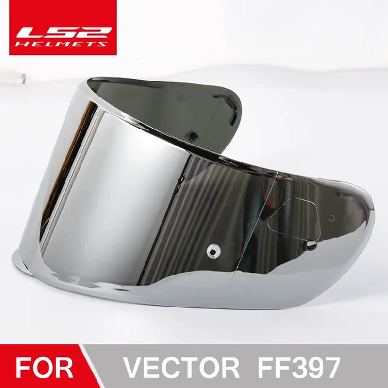 FF397 FF801 Motorcycle Helmet Visor Clear Dark Smoke Multicolour Silver Shield Vizard Suitable for  VECTOR Helmets Lens