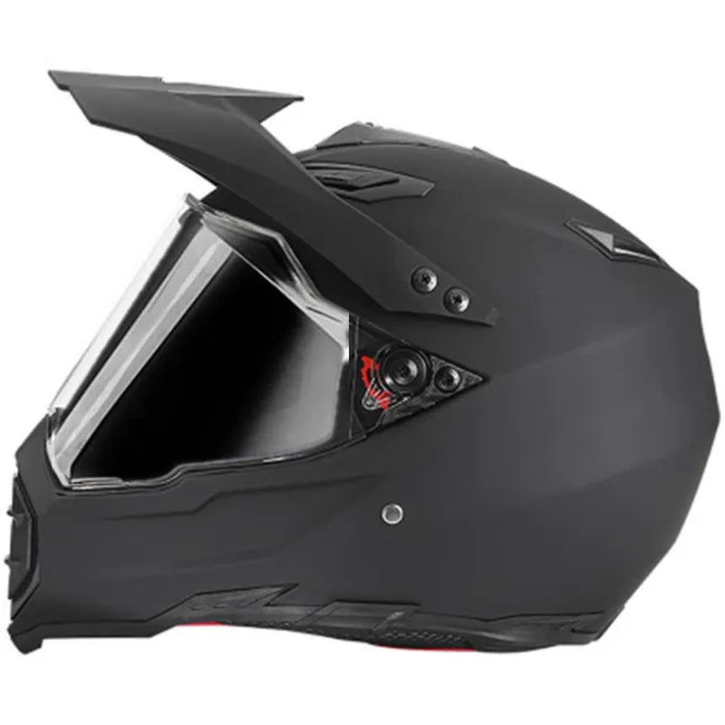 DOT Classic Motocross Atv Mtb with Lens Motorcycle Downhill Helmet Fuera De La Carretera Casco