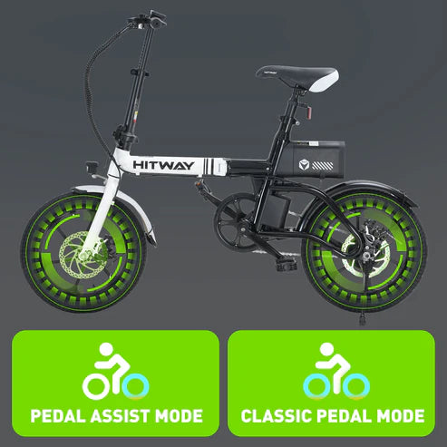 BK35 Faltbares E-Bike mit Pedal Assist Mode und Classic Pedal Mode, ideal für vielseitige Fahrbedingungen.