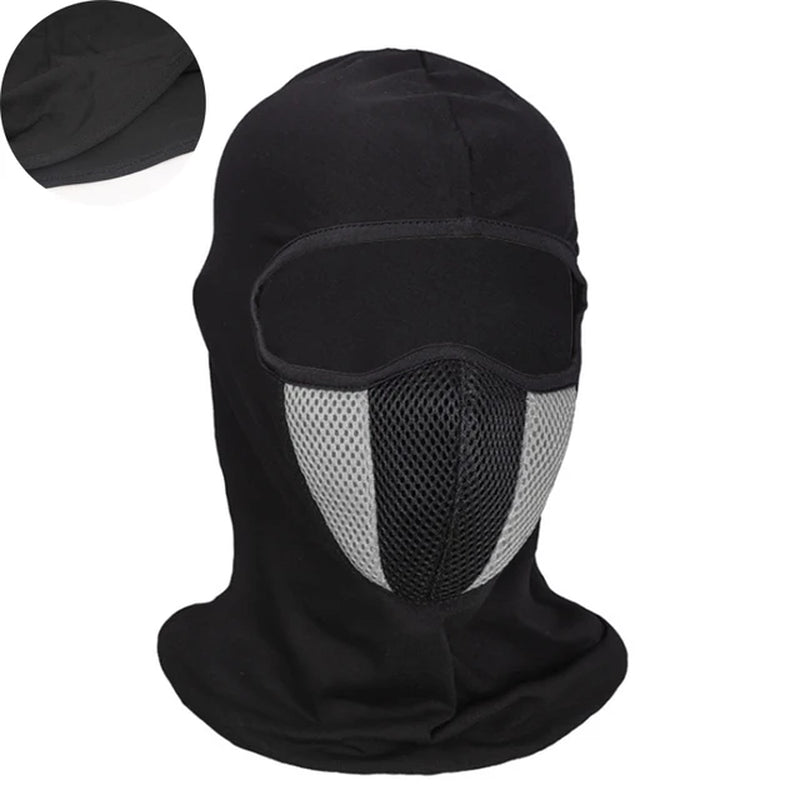 Breathable Balaclava Motorcycle Full Face Masks Skullies Cap Hat Motocross Motorbike Helmet Moto Riding Neck Face Hood Moto Mask