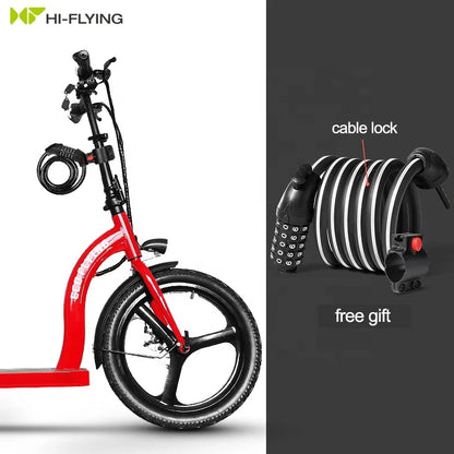 Kickbike Eco Flying H100 electric scooter - The environmentally friendly way to fly on wheels!