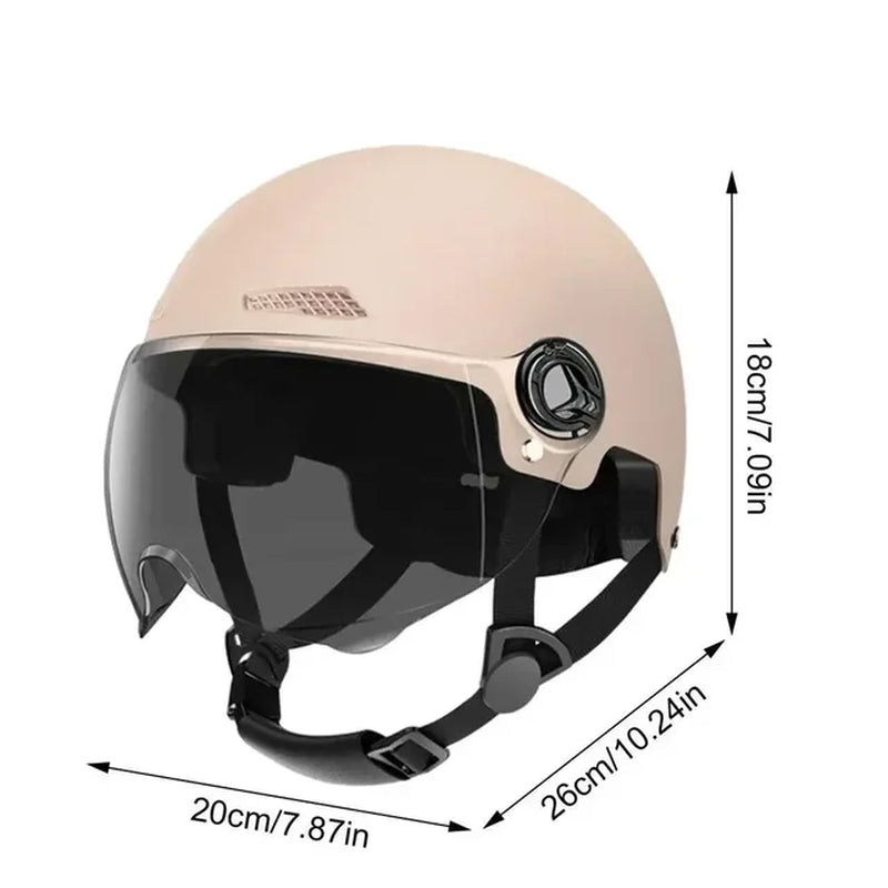 Motorcycle Helmet for Men Women Classic Retro Scooter Half Helmet Ultralight Cycling Helmet MTB Bike Bicycle Motorcycle