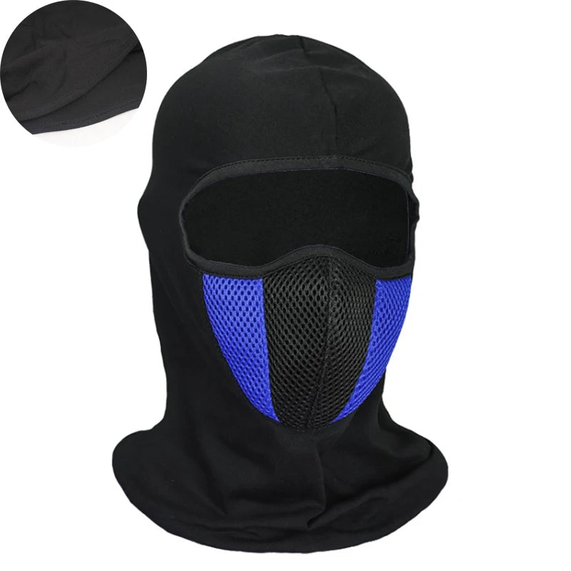 Breathable Balaclava Motorcycle Full Face Masks Skullies Cap Hat Motocross Motorbike Helmet Moto Riding Neck Face Hood Moto Mask