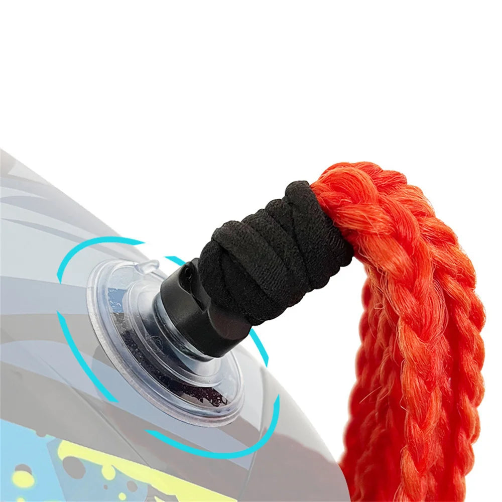 Helmet Braid Pigtails Ponytail Women Motorcycle Helmet Decoration Braid Ponytail Motorbike Pigtails Braids Ponytail with Sucker