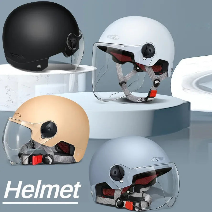 Ultralight Classic Motorcycle Helmet Retro Scooter Half Helmet Men Women Cycling Helmet MTB Road Bike Bicycle Motorcycle