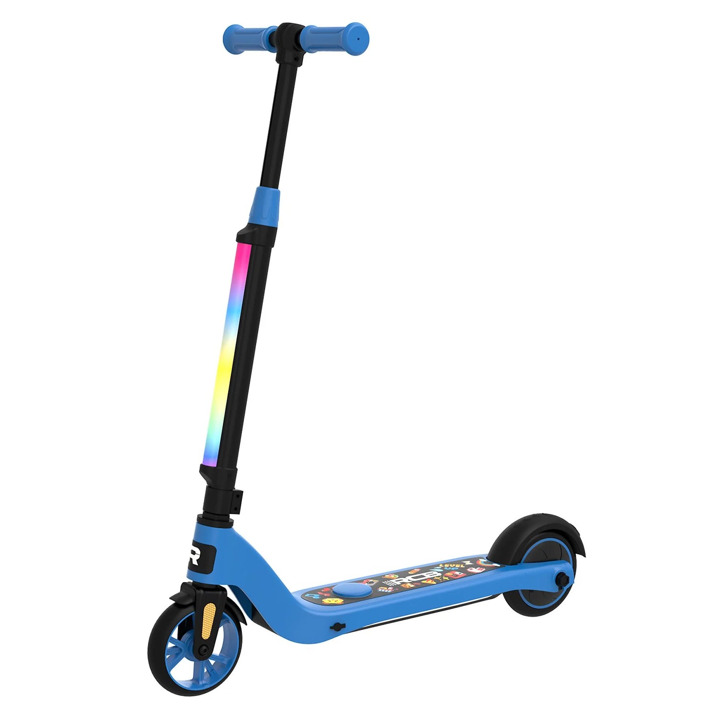 R3X Electric Kid Scooter in Blau, Frontalansicht