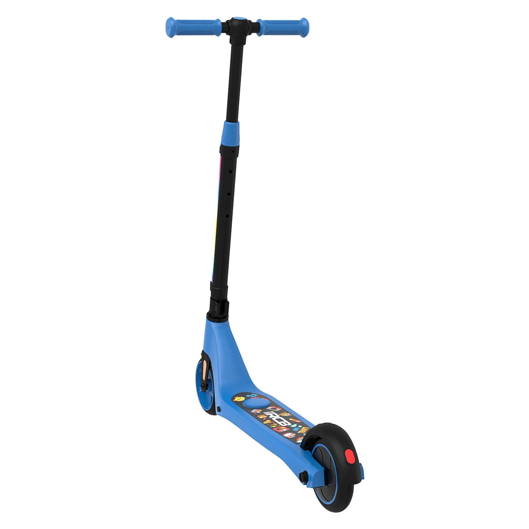 R3X Electric Kid Scooter in Blau, Rückansicht