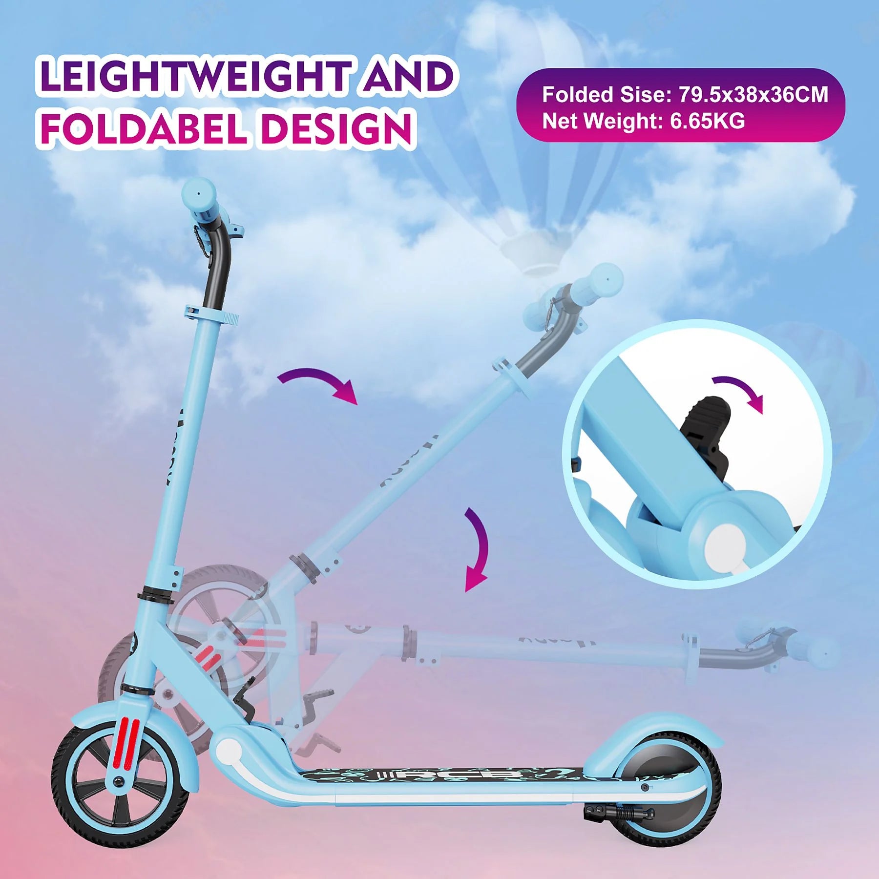 Leichter und faltbarer R11 Kid E-Scooter