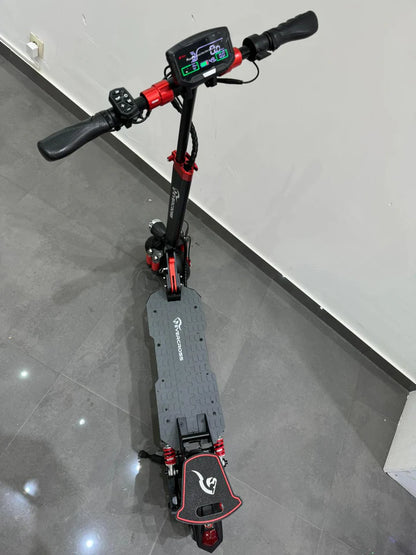 Top-Ansicht des H7-HB24Max E-Scooters mit robuster Bauweise und komfortabler Federung