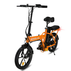 KOOLUX BK5S Folding E-Bike, 16" x 3.0 Tires, 250W Motor