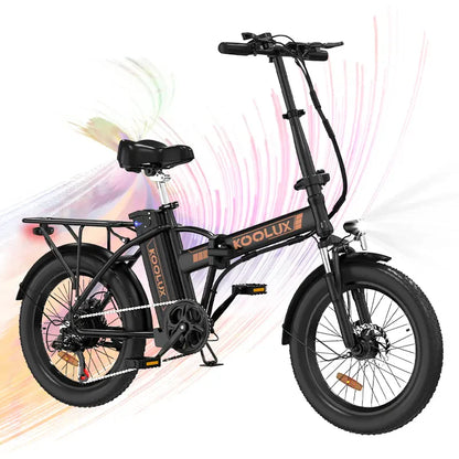 KOOLUX KL-BK11 Faltbares Fat Tire E-Bike 36V 250W, 11.2Ah, 20 Zoll mit LCD-Display