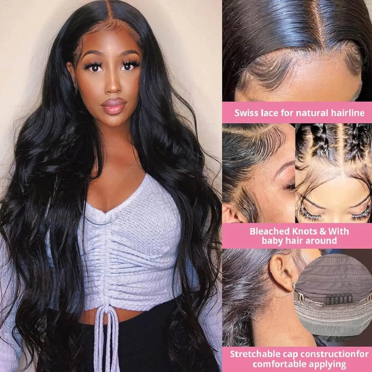 Glanzvolle Lockige Lace Front Perücke aus Echthaar - Perfekt für Frauen mit natürlichem Haar