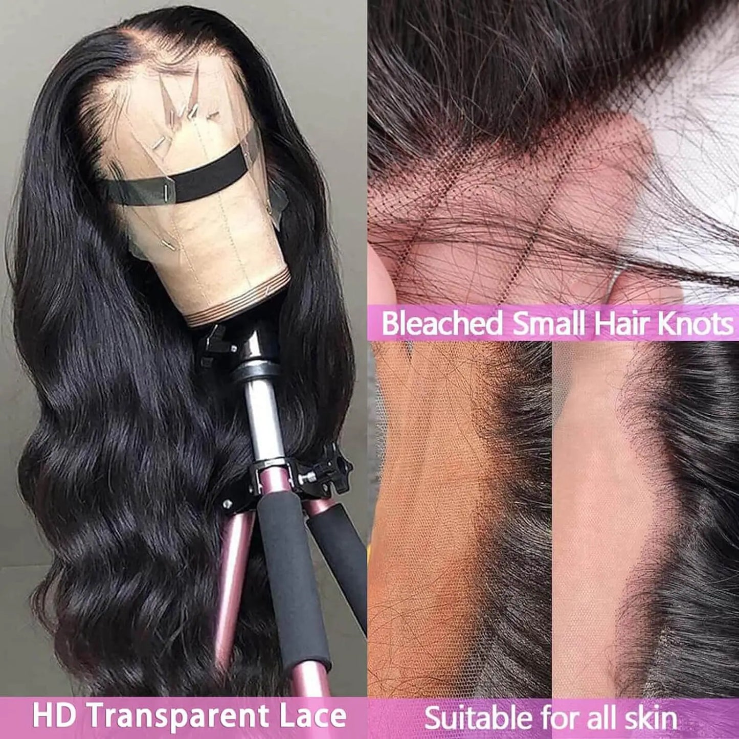 Glanzvolle Lockige Lace Front Perücke aus Echthaar - Perfekt für Frauen mit natürlichem Haar