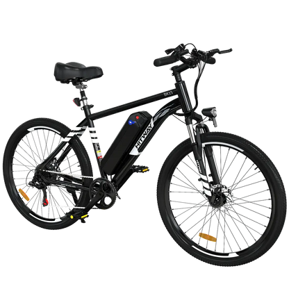 LavishApe Hitway BK15 E-Bike in Schwarz, Seitenansicht