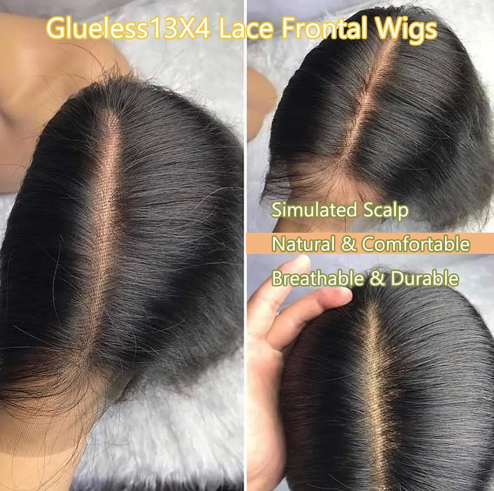 Glamouröse Body Wave Lace Front Perücken aus Echthaar für Frauen