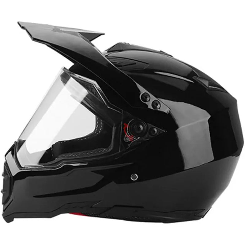 DOT Classic Motocross Atv Mtb with Lens Motorcycle Downhill Helmet Fuera De La Carretera Casco