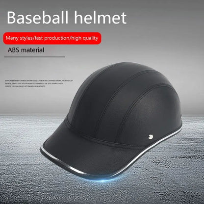 2024 New Baseball Cap Style Motorcycle Half Helmet Safety Hard Hat Half Face Helmet Vintage Summer Cap Safety Hard Hat