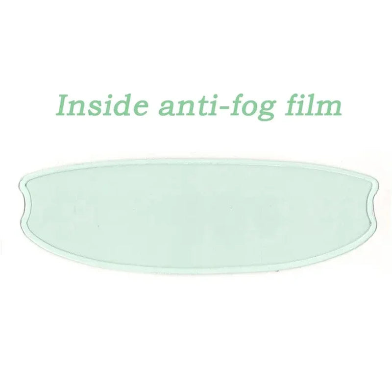 Universal Motorcycle Helmet Anti-Fog Film and Rainproof Film Durable Nano Coating Sticker Film Helmet Accessories