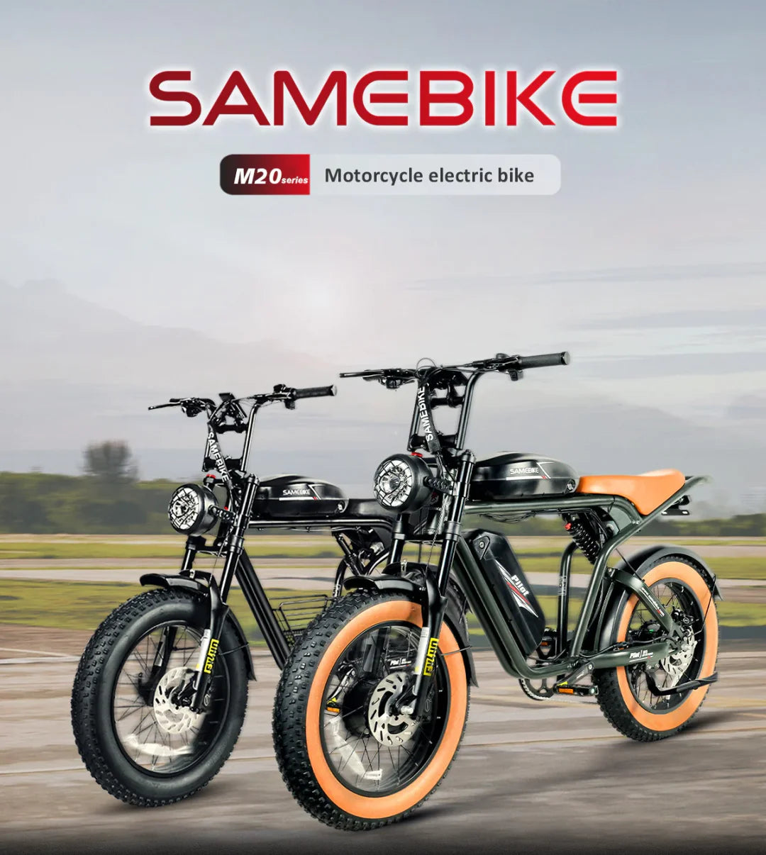 SAMEBIKE M20-III Modellübersicht, zwei Farben