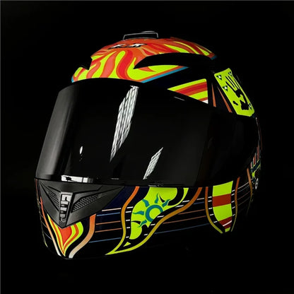 FDK Five Continents Motorcycle Helmet Full Face Racing Helmet DOT Approved Helmet Cascos De Moto off Road Motocross