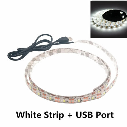 USB LED Streifen – 2835 LED, Mehrere Farben & USB-Anschluss, 1-5 Meter