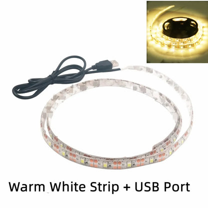 USB LED Streifen – 2835 LED, Mehrere Farben & USB-Anschluss, 1-5 Meter