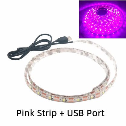 USB LED Streifen – 2835 LED, Mehrere Farben & USB-Anschluss, 1-5 Meter