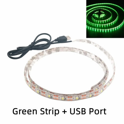 USB LED Streifen – 2835 LED, Mehrere Farben & USB-Anschluss, 1-5 Meter