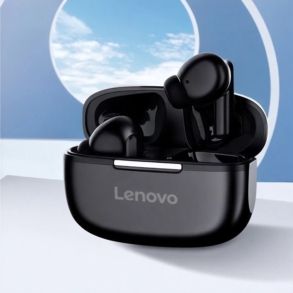 Original Lenovo Thinkplus Drahtlose Kopfhörer - HD Stereo Ohrhörer mit Wasserdichter Funktion und Mikrofon